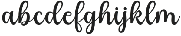 Bluebird Alishanty Regular otf (400) Font LOWERCASE