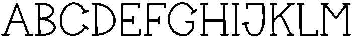 Bluebird Regular otf (400) Font UPPERCASE