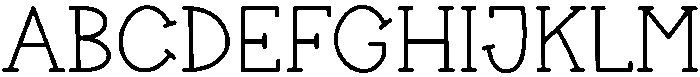 Bluebird Regular otf (400) Font UPPERCASE