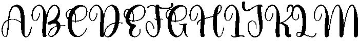 Bluebird Regular otf (400) Font UPPERCASE
