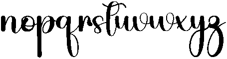 Bluebird Regular otf (400) Font LOWERCASE