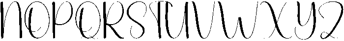 Bluebird Regular otf (400) Font UPPERCASE