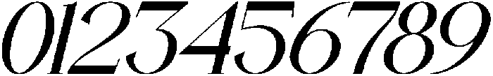 Bluerich Italic otf (400) Font OTHER CHARS