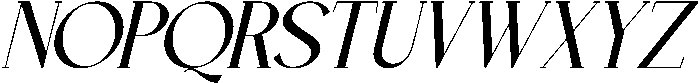 Bluerich Italic otf (400) Font UPPERCASE