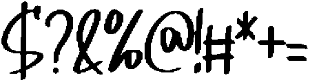 Blues Derlons otf (400) Font OTHER CHARS
