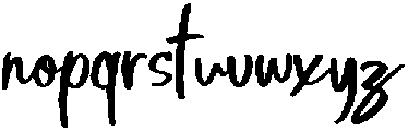Blues Derlons otf (400) Font LOWERCASE
