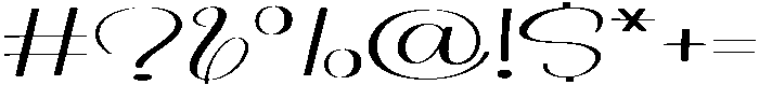 Bluesmooth Regular otf (400) Font OTHER CHARS