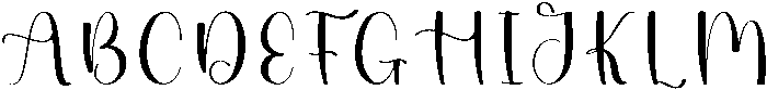 Bluesmooth Regular otf (400) Font UPPERCASE