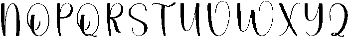 Bluesmooth Regular otf (400) Font UPPERCASE