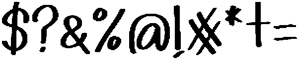 Bluetafy Regular otf (400) Font OTHER CHARS