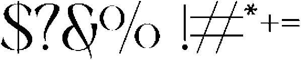Bluewave-Thin otf (100) Font OTHER CHARS