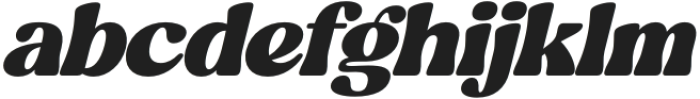 Blugide Italic otf (400) Font LOWERCASE