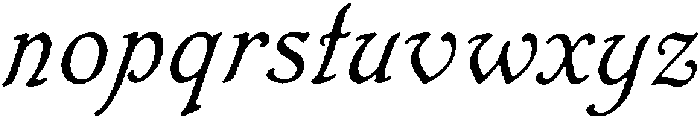 Blumenlied Regular otf (400) Font LOWERCASE