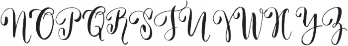 Blumenthal Regular otf (400) Font UPPERCASE