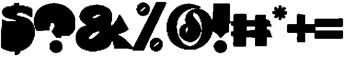 Blump Regular otf (400) Font OTHER CHARS