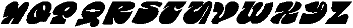 Blump Script Regular otf (700) Font UPPERCASE