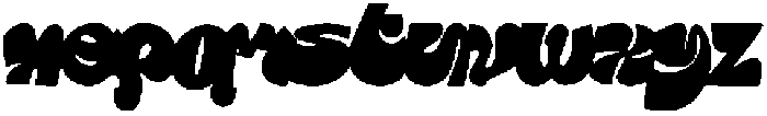 Blump Script Regular otf (700) Font LOWERCASE