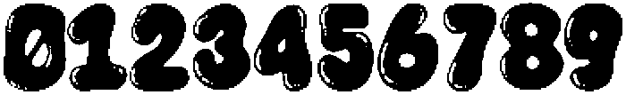 Blunt Bubble otf (400) Font OTHER CHARS