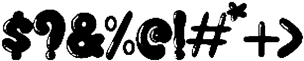 Blunt Bubble otf (400) Font OTHER CHARS