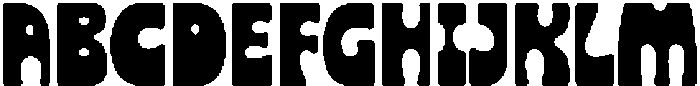 Blurpie Regular ttf (400) Font UPPERCASE