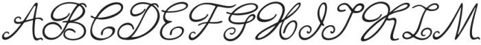 Bluselle-Regular otf (400) Font UPPERCASE