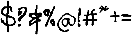 Blush TM Regular otf (400) Font OTHER CHARS
