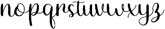 BlushCharm-Regular otf (400) Font LOWERCASE