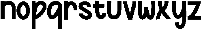 Blushdream Regular otf (400) Font LOWERCASE