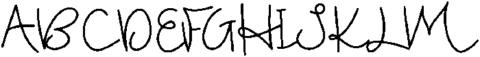 Blushed otf (400) Font UPPERCASE
