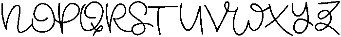 Blushed otf (400) Font UPPERCASE