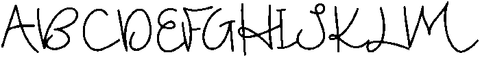 Blushed otf (400) Font UPPERCASE