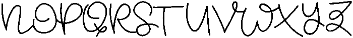 Blushed otf (400) Font UPPERCASE