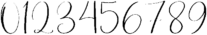 Blushing Regular otf (400) Font OTHER CHARS