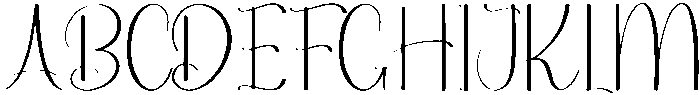 Blushing Regular otf (400) Font UPPERCASE