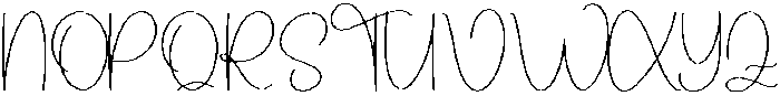 Blushing Regular otf (400) Font UPPERCASE