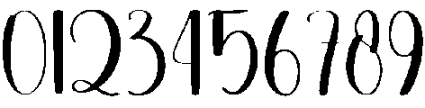Blushing Regular otf (400) Font OTHER CHARS