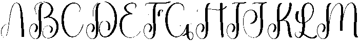 Blushing Regular otf (400) Font UPPERCASE