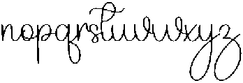 Blushing Regular otf (400) Font LOWERCASE