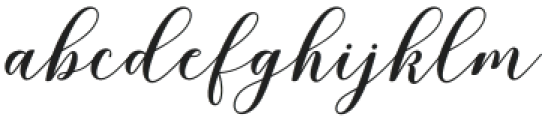 Blushline Script Regular otf (400) Font LOWERCASE