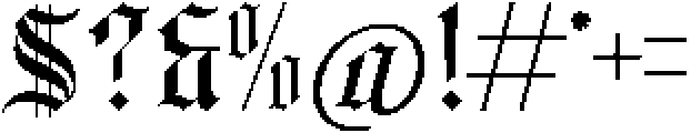Bluster Elation otf (400) Font OTHER CHARS