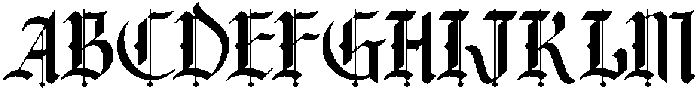 Bluster Elation otf (400) Font UPPERCASE