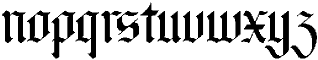 Bluster Elation otf (400) Font LOWERCASE