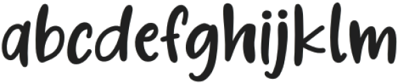 Blustery Regular otf (400) Font LOWERCASE