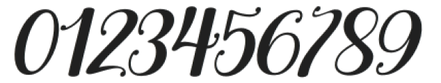 Blustina Italic Italic otf (400) Font OTHER CHARS