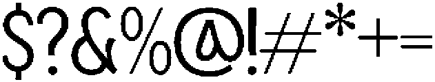 Blyenna otf (400) Font OTHER CHARS