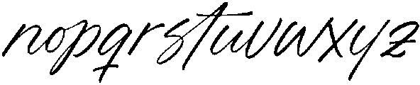 Blynkas Scripte otf (400) Font LOWERCASE