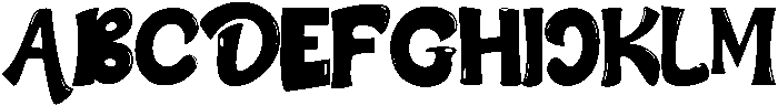 blacky otf (900) Font UPPERCASE