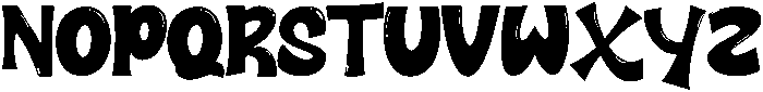 blacky otf (900) Font UPPERCASE