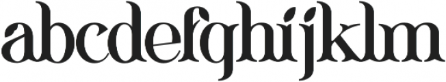 bloomings otf (400) Font LOWERCASE