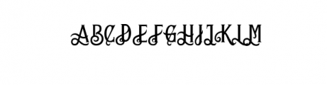 Black Django Font UPPERCASE